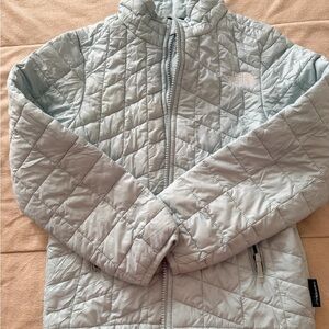 The North Face Kids Quilted Jacket - Light Turquoise